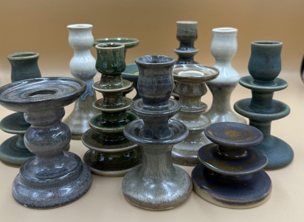 Lysestager med snørkler